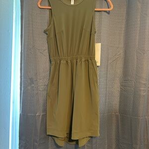 Lululemon Athletica Green Sheath Mini Dress